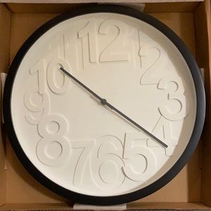 Crate & Barrel wall clock